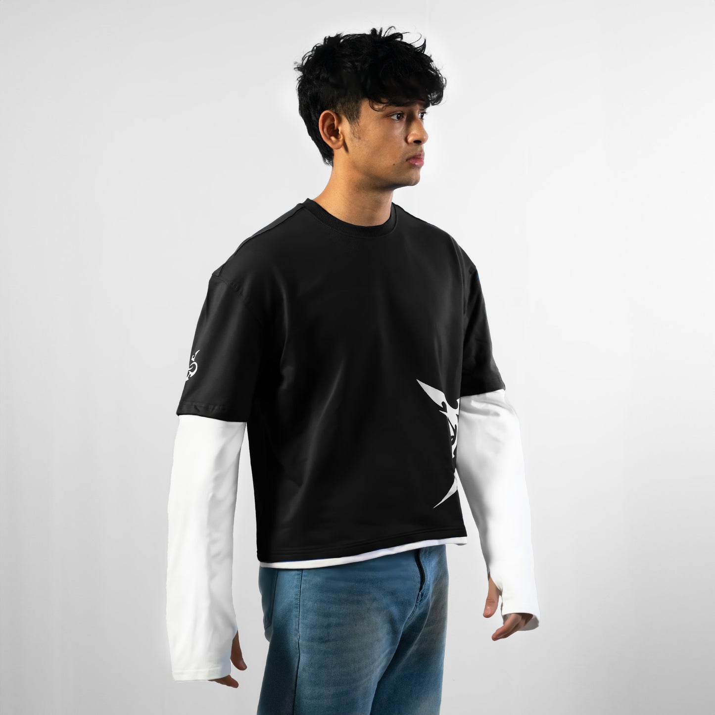 Tribal Full-sleeves Black