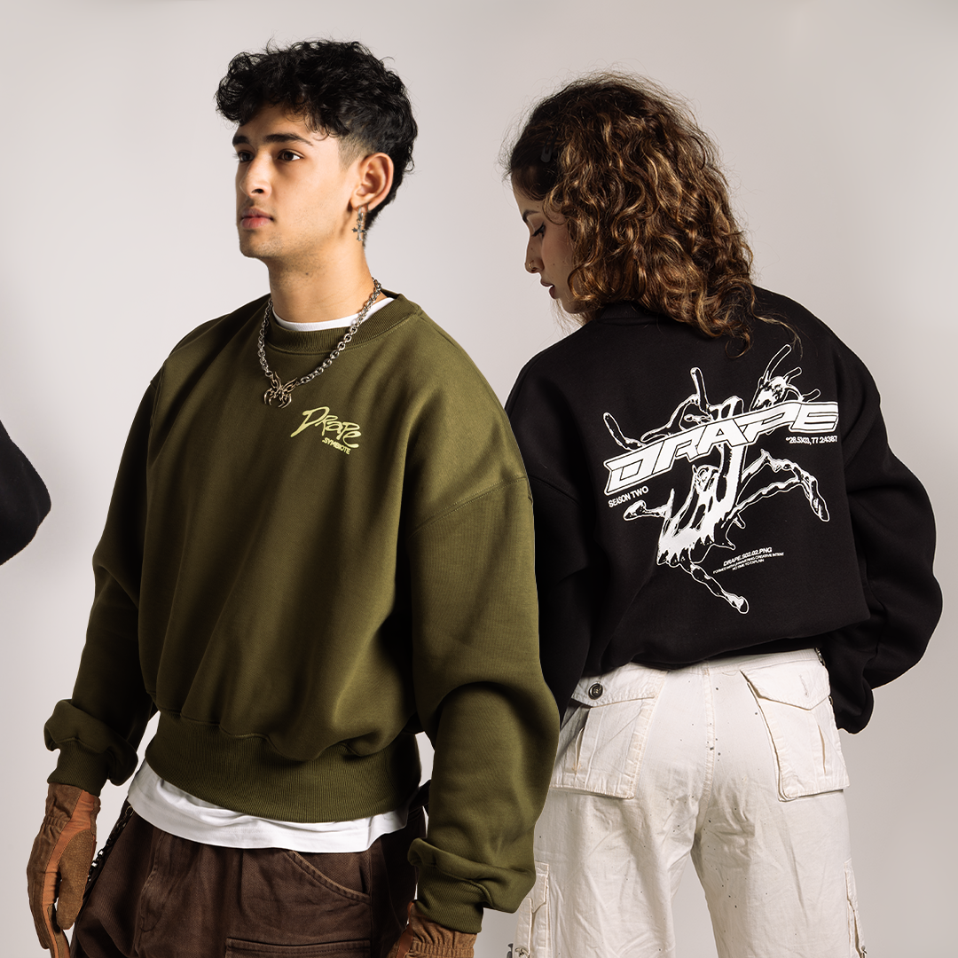 “SYMBIOTE” SWEATSHIRT BLACK