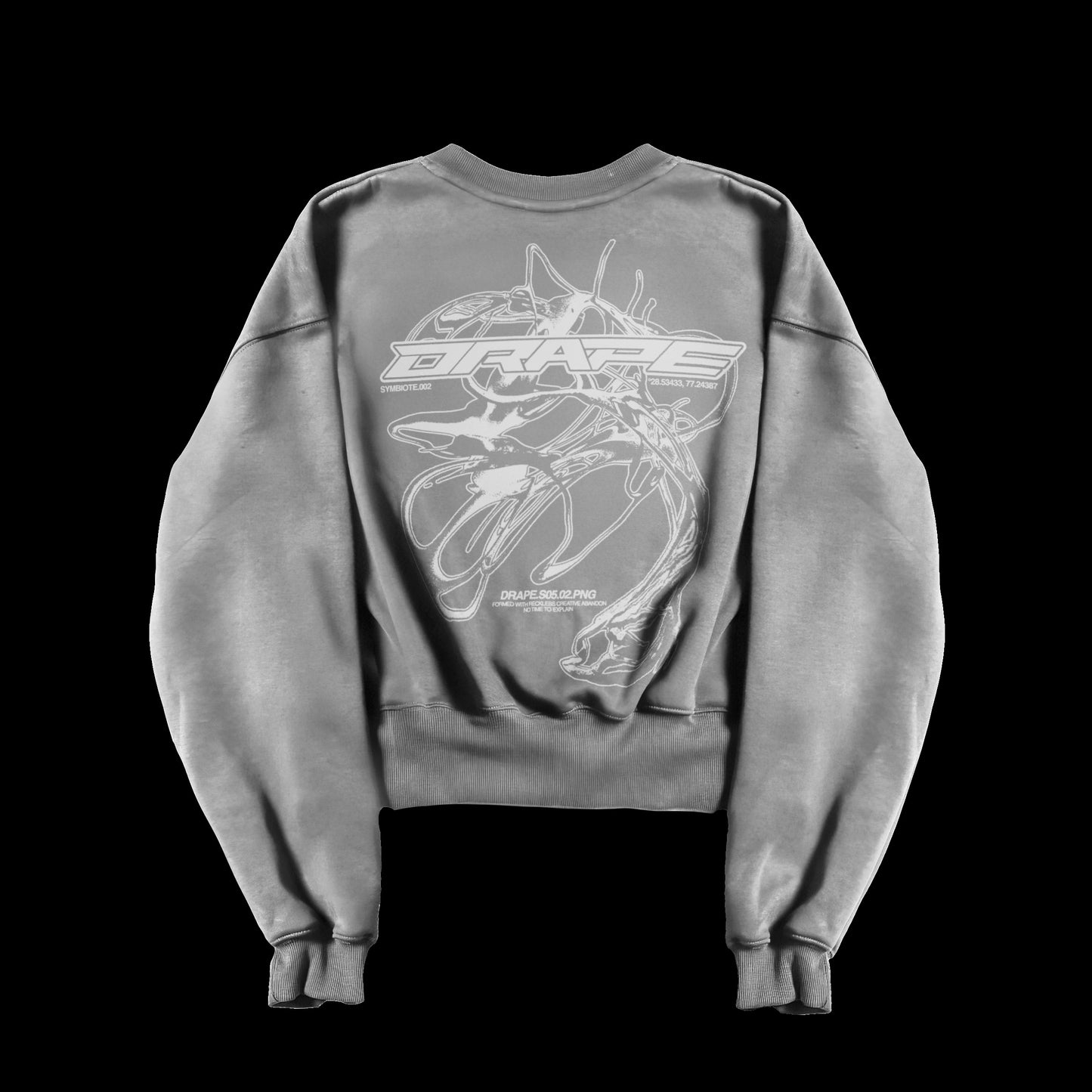 "Symbiote" Sweatshirt Grey