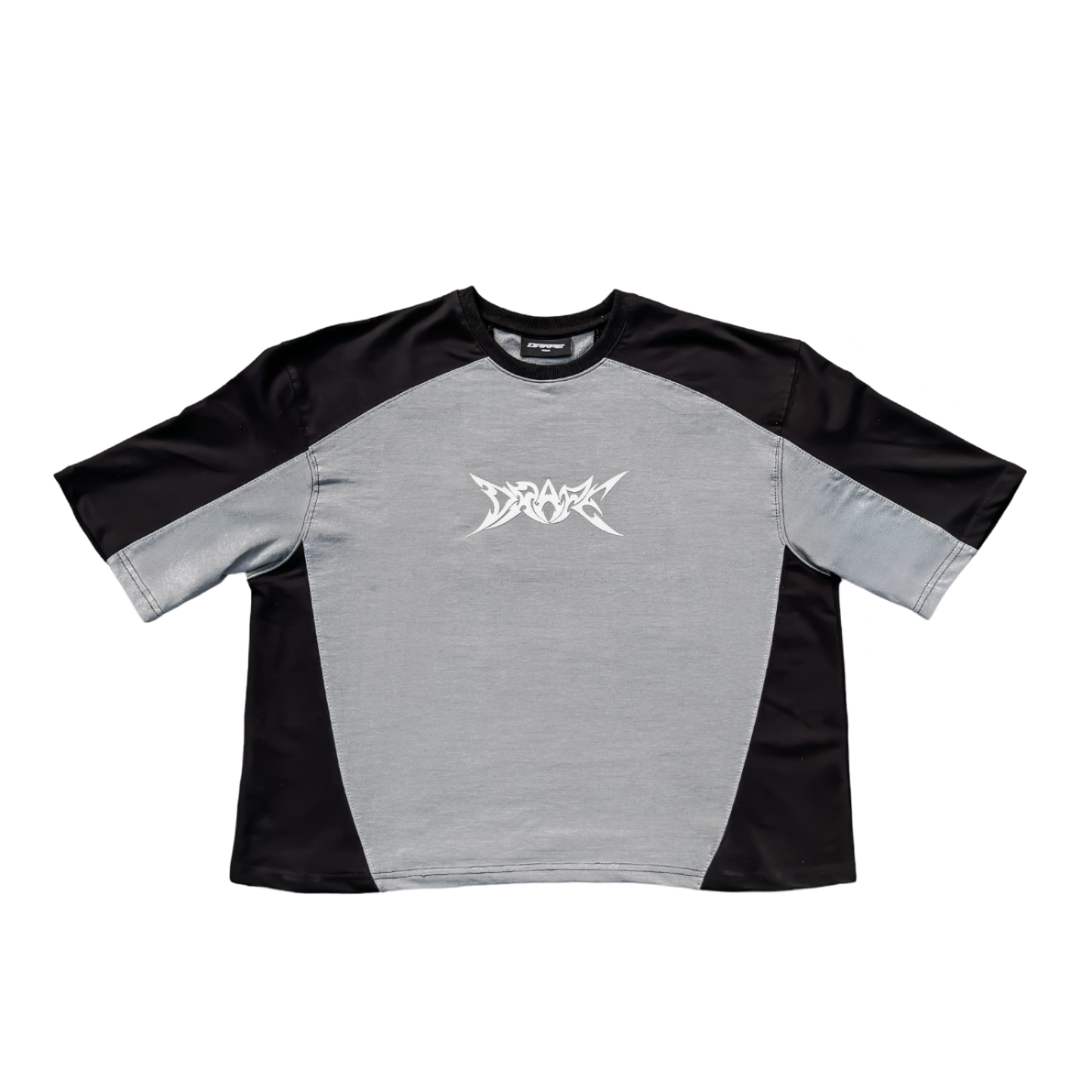 Panelling Tee Black