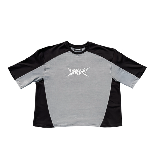 Panelling Tee Black