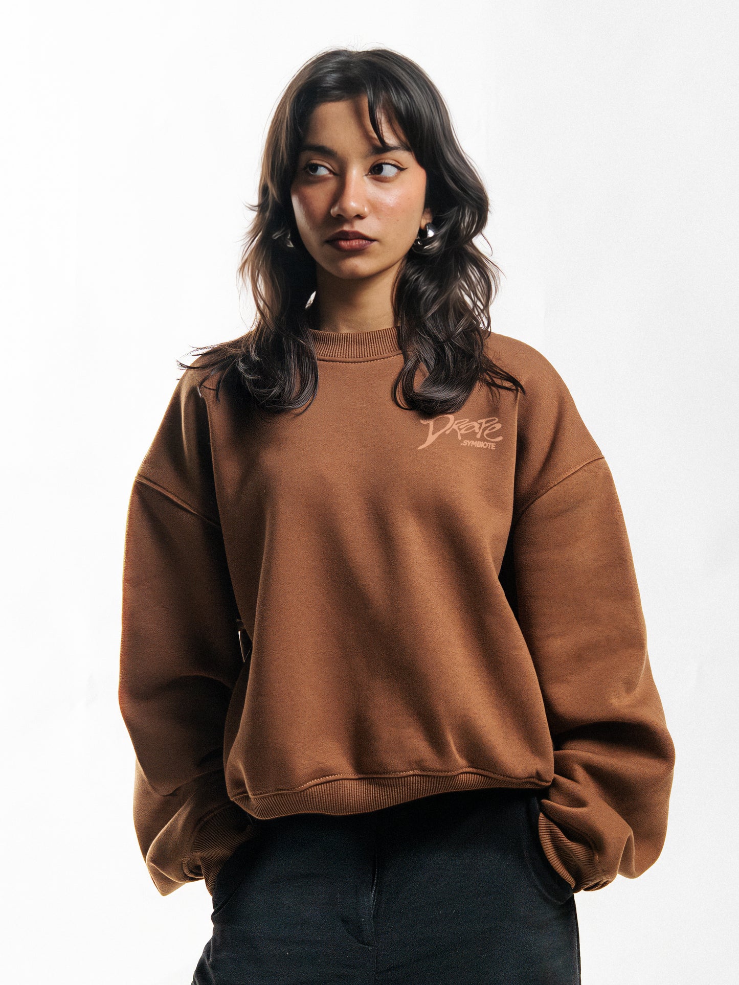 "Symbiote" Sweatshirt Brown