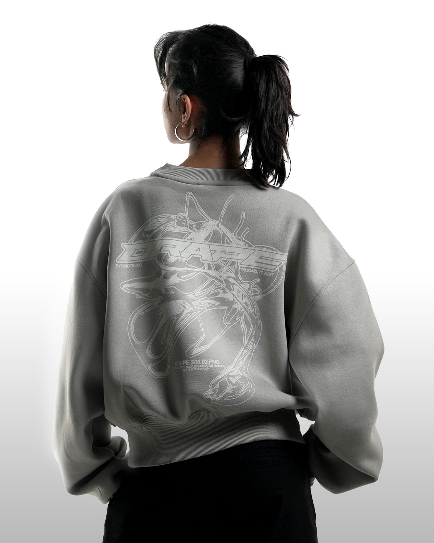 "Symbiote" Sweatshirt Grey